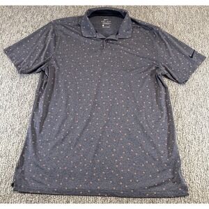 Nike Dri-Fit AOP Performance Polo Mens Medium Standard Fit CI9784-451 Stretch